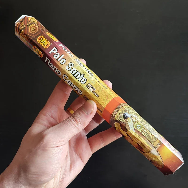 Indische Sandelholz-Räucherstäbchen – Meditation, Lavendel, Salbei, Palo Santo, tibetische Linie, Aromatherapie Duft
