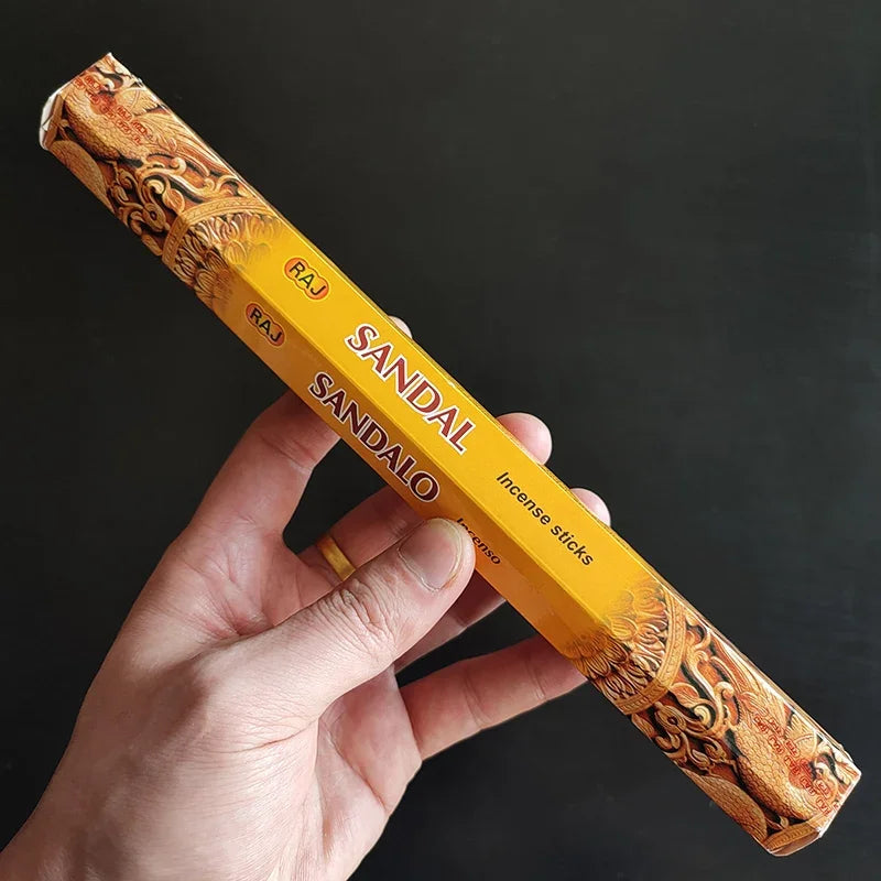 Indische Sandelholz-Räucherstäbchen – Meditation, Lavendel, Salbei, Palo Santo, tibetische Linie, Aromatherapie Duft