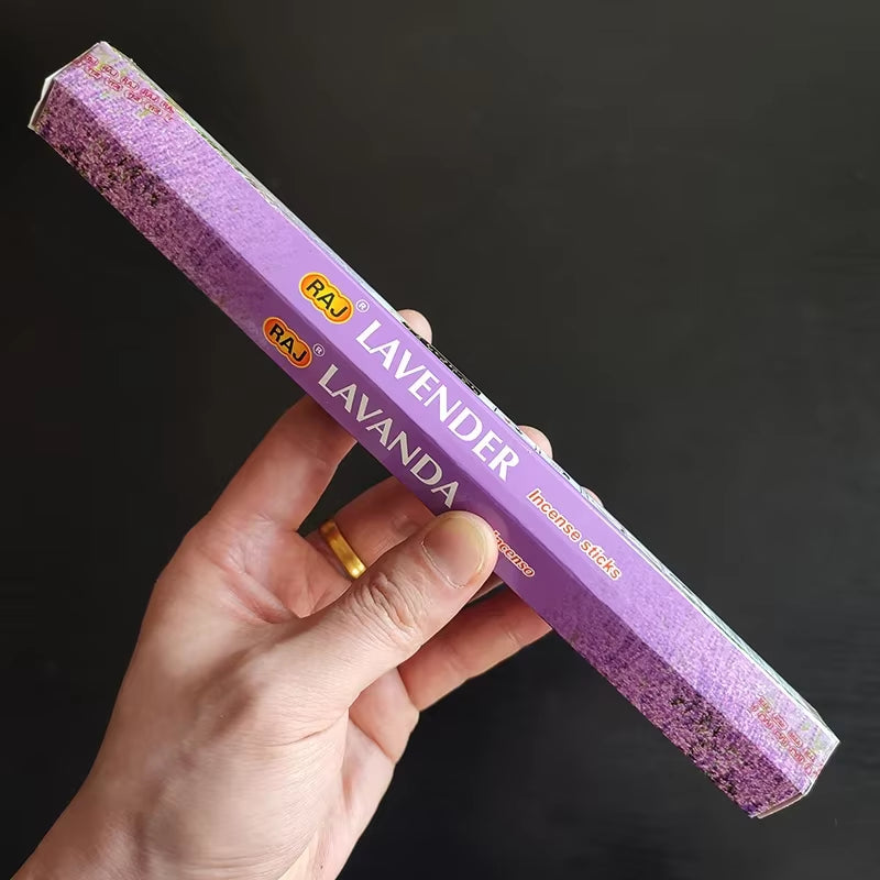 Indische Sandelholz-Räucherstäbchen – Meditation, Lavendel, Salbei, Palo Santo, tibetische Linie, Aromatherapie Duft