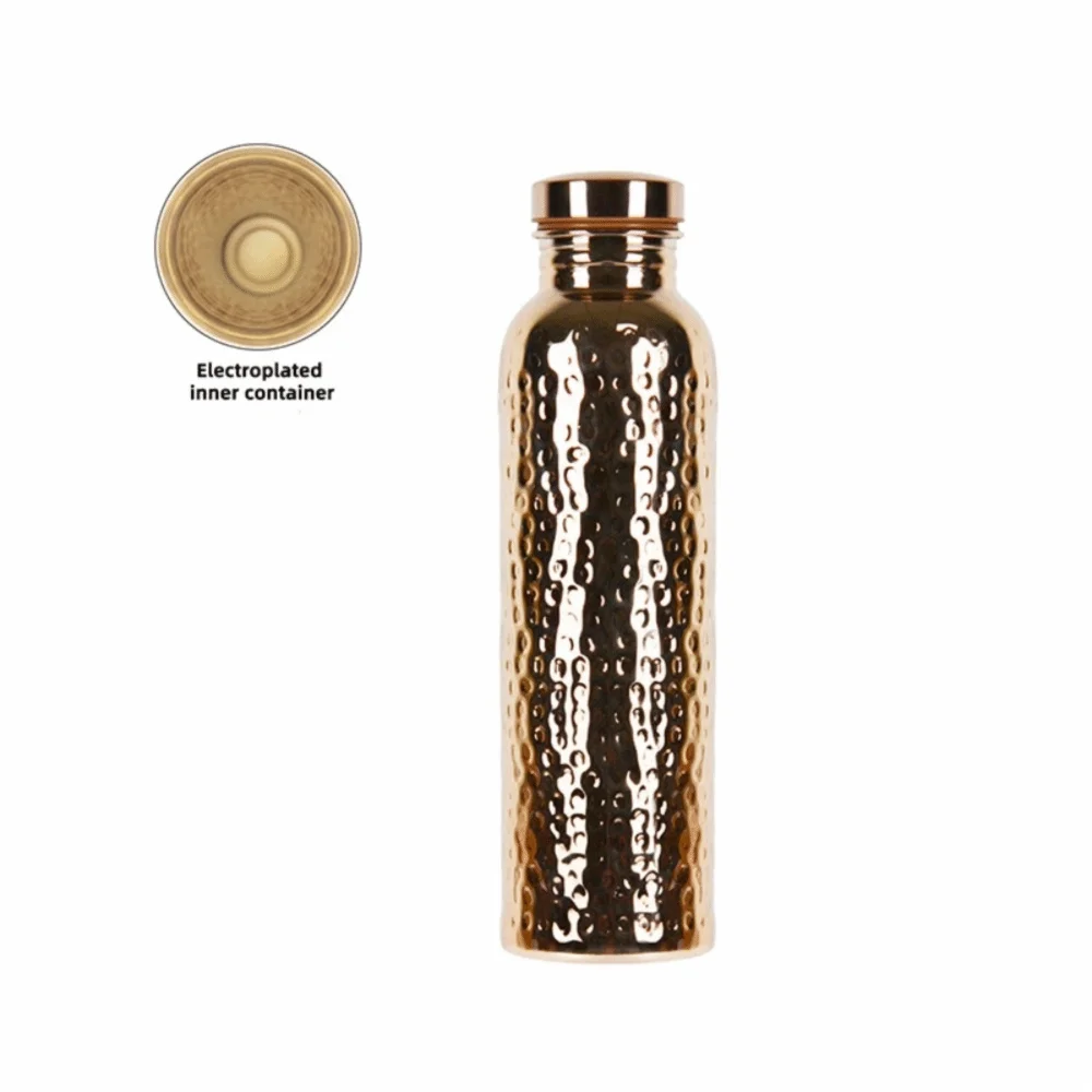 800ML Kupfer-Thermosflasche – Ein-Klick-Deckel, Vakuum-Isolierung & Leckschutz – Sport & Alltag