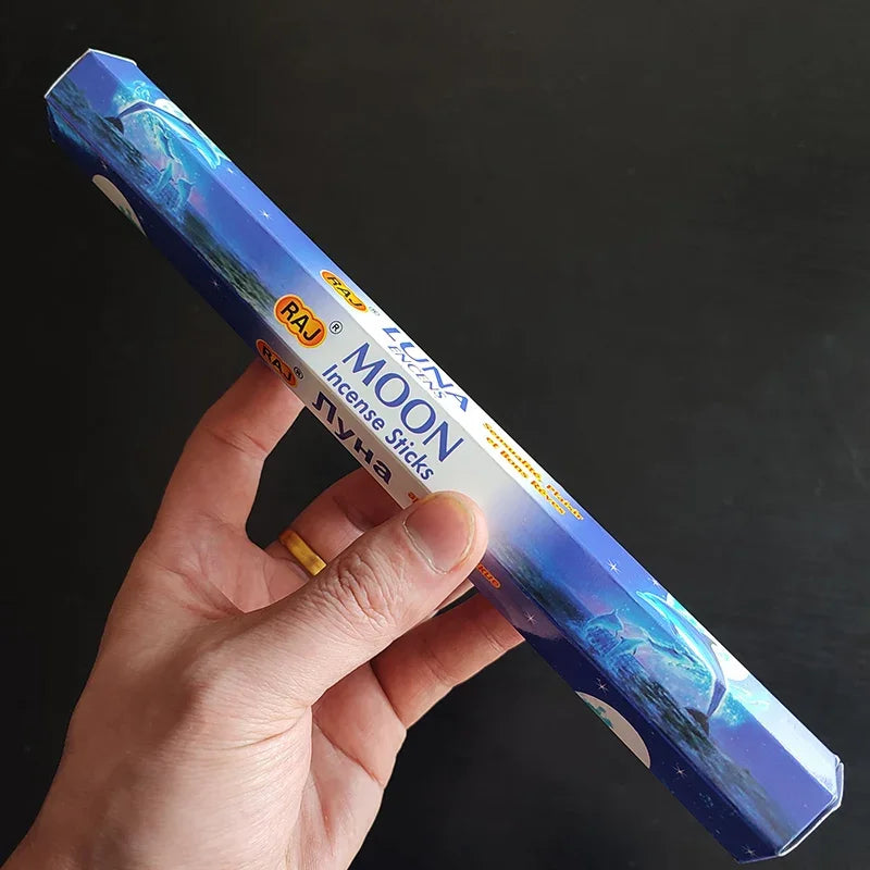 Indische Sandelholz-Räucherstäbchen – Meditation, Lavendel, Salbei, Palo Santo, tibetische Linie, Aromatherapie Duft