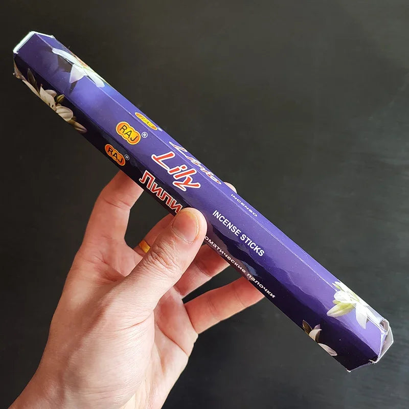 Indische Sandelholz-Räucherstäbchen – Meditation, Lavendel, Salbei, Palo Santo, tibetische Linie, Aromatherapie Duft