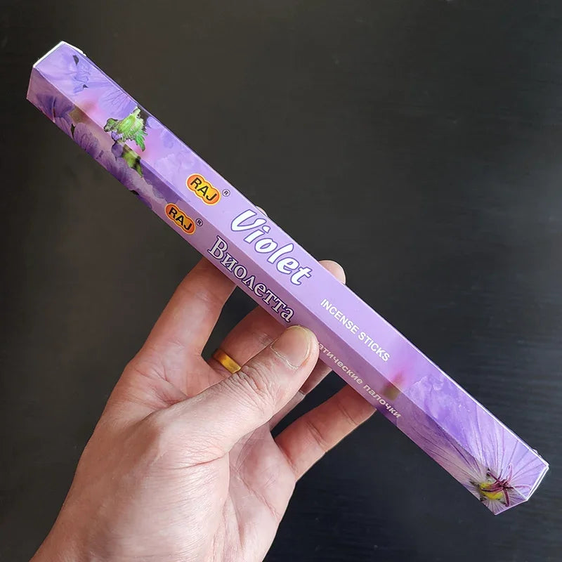 Indische Sandelholz-Räucherstäbchen – Meditation, Lavendel, Salbei, Palo Santo, tibetische Linie, Aromatherapie Duft