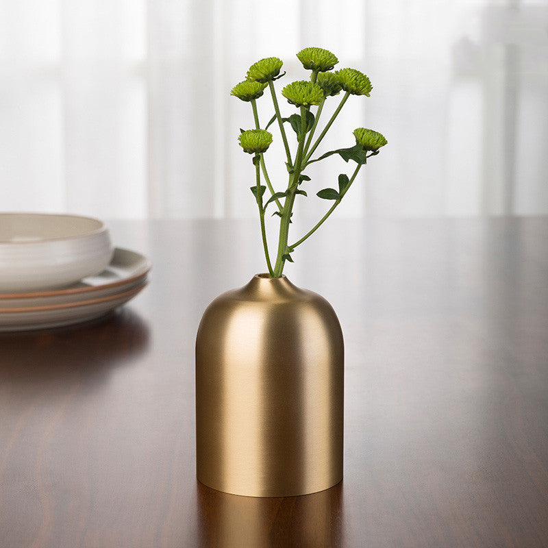 Kupfer-Vase im Nordic Style – Handgefertigte Deko-Vase aus Vollkupfer – Minimalistische Tischvase