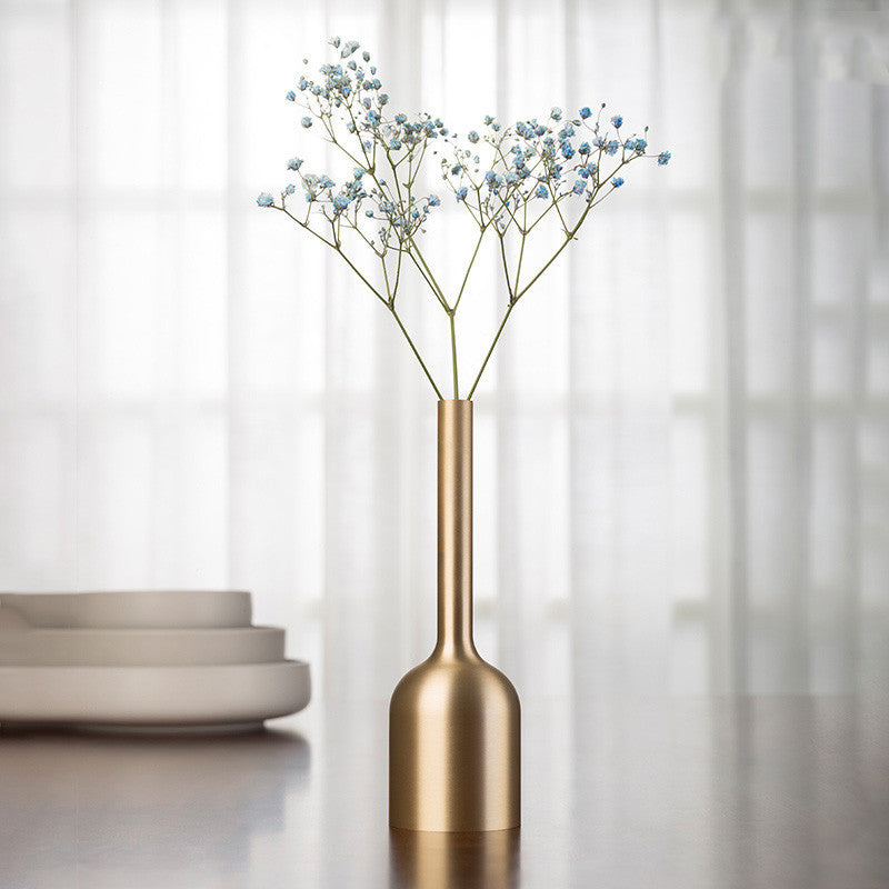 Kupfer-Vase im Nordic Style – Handgefertigte Deko-Vase aus Vollkupfer – Minimalistische Tischvase
