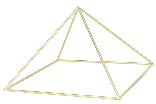 Kupfer Pyramide für Meditation & Energiearbeit – Handgefertigte Meditationspyramide zum Aufladen von Edelsteinen, Chakren & Heilenergie